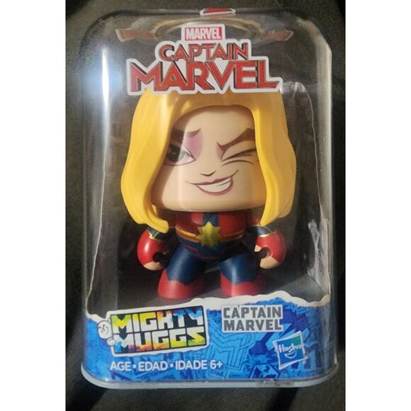 Captain Marvel Mighty Muggs Action Figure New 2018 Hasbro - Picture 1 of 3